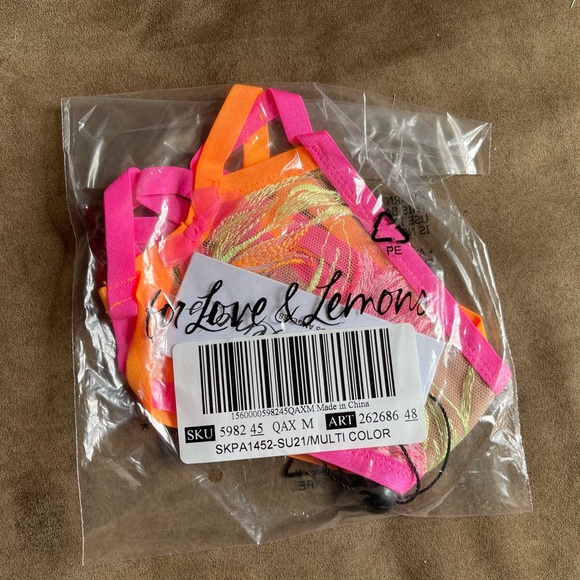 NWT For Love and Lemons FL&L Oversized Tulip Panty M & L - Picture 3 of 7